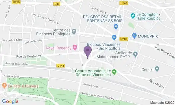 Localisation Sandra Broyart
