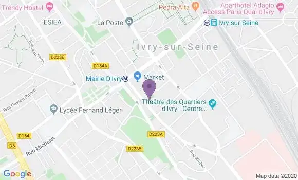 Localisation Véronique De Baudus