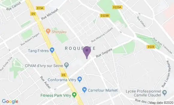 Localisation Jean Albert Rousselet Delaitre