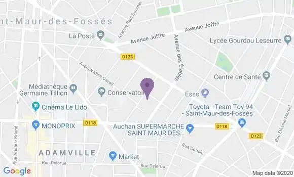 Localisation Emilie Maynard
