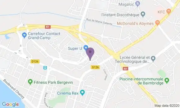 Localisation Henri Camille Ferga