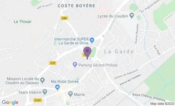 Localisation Sabrina Rossi Amouroux