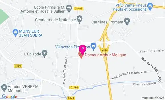 Localisation Fabien Durand