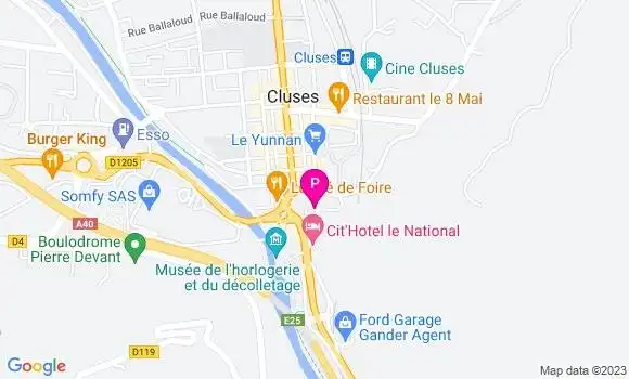 Localisation Marie Charlotte Alex