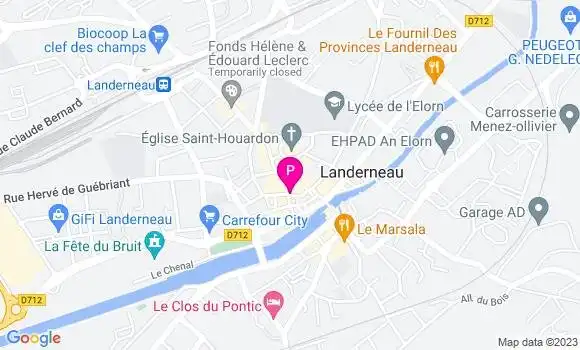 Localisation Amandine Le Sann
