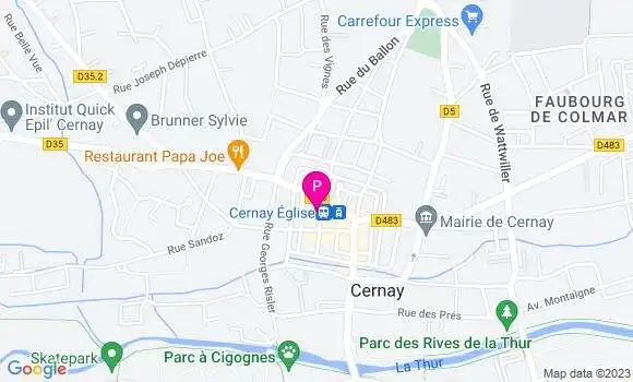 Localisation Stephane Pluvinage
