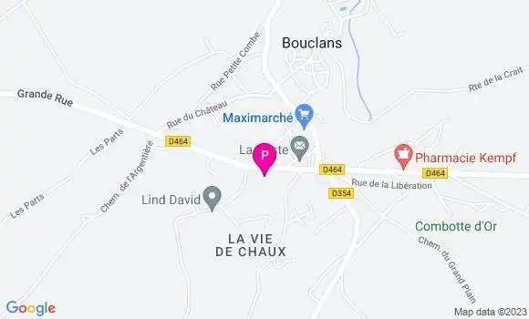 Localisation Rodrigue Vernerey