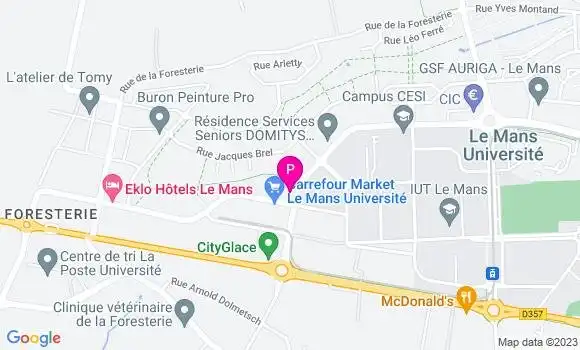 Localisation Mathilde Gahery