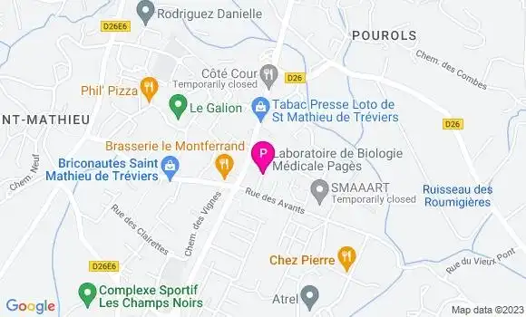 Localisation Cyril Gareau
