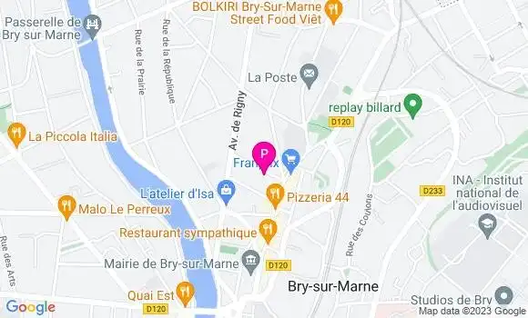 Localisation Charlotte Perrier