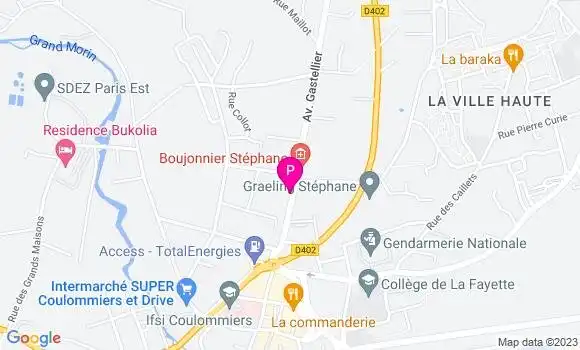 Localisation Amandine Bertonazzi