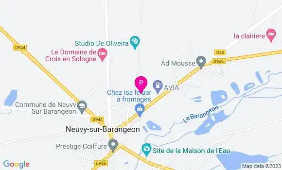 Localisation Pauline Lardon Fetiveau