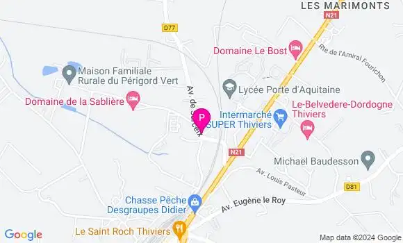 Localisation Christelle Bauchaud