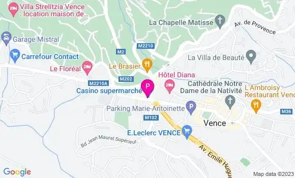 Localisation Christel Thomas