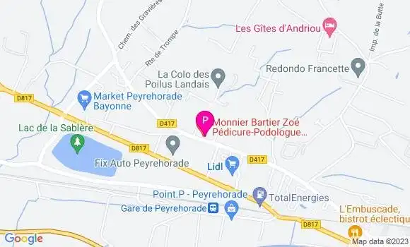 Localisation Zoe Bartier Monnier