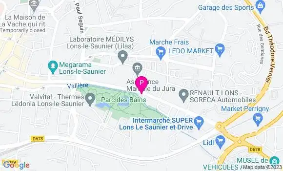 Localisation Marie Caroline Coladon