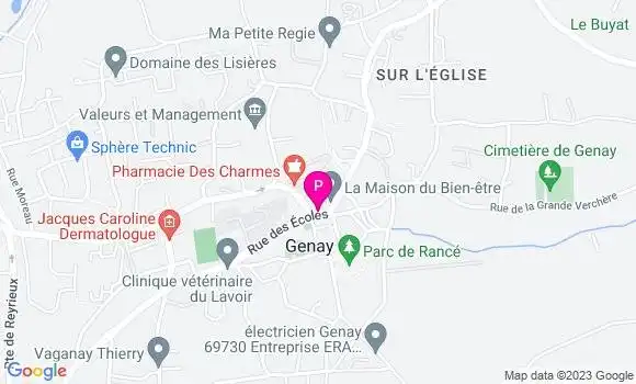 Localisation Sarah Mahe