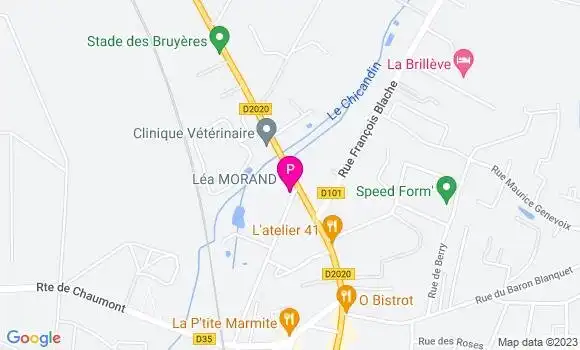 Localisation Anne Courilleau