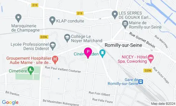 Localisation Messaline Le Merrer