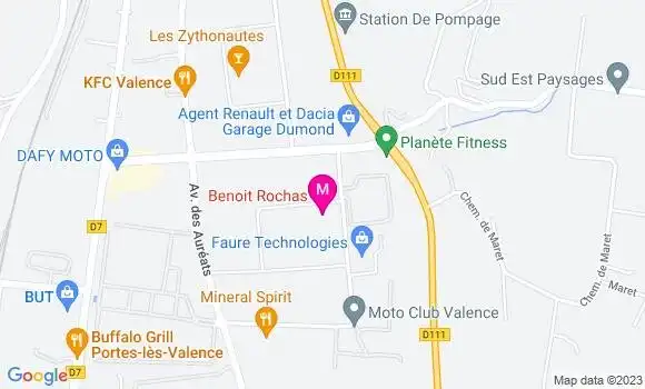 Localisation Benoit Rochas