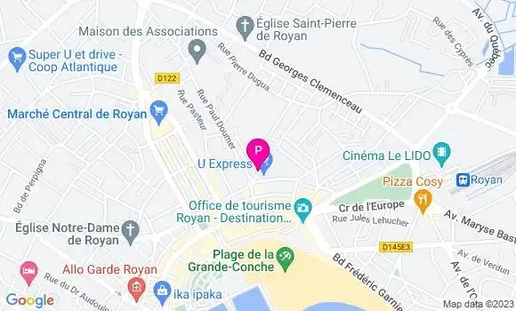 Localisation Isadora Hue