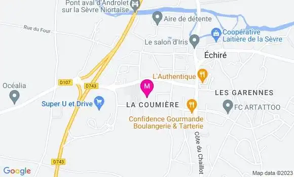 Localisation Emeline Bourgoin