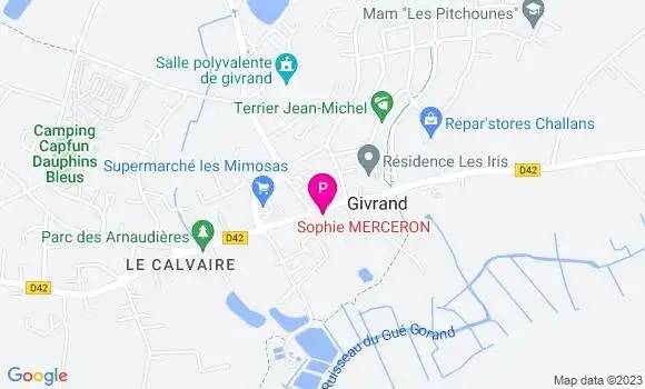 Localisation Sophie Merceron
