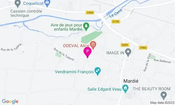 Localisation Alice Odeval