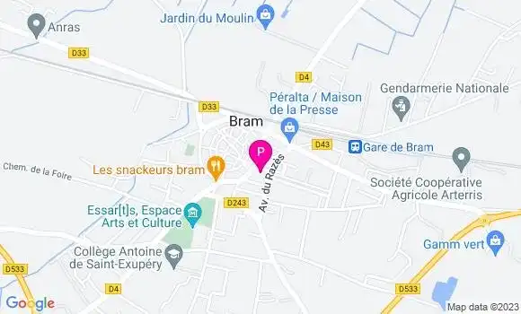 Localisation Julie Escarrat Guilhemat