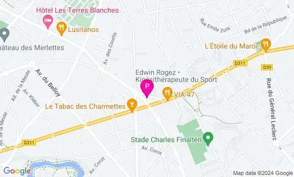 Localisation Corine Sanchez