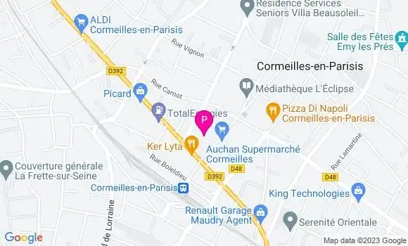 Localisation Christine Bourduche