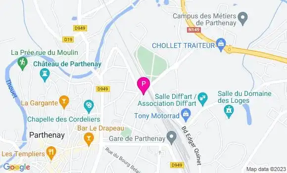 Localisation Emma Fraudeau