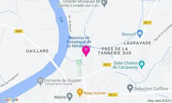Localisation Justine Amblard