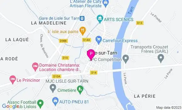 Localisation Cecile Blanc