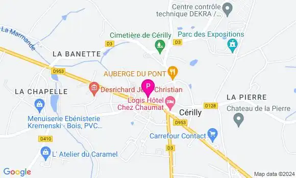Localisation Gervin Blin