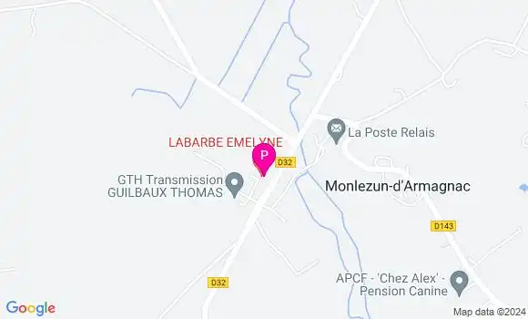Localisation Emelyne Labarbe