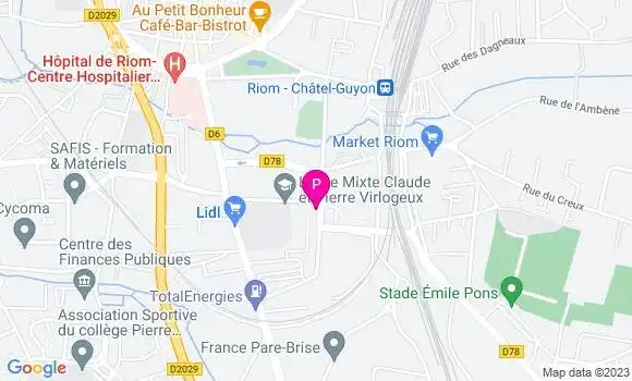 Localisation Nathalie Gervin