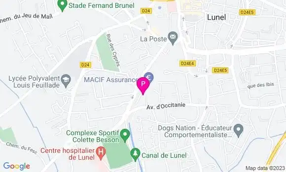 Localisation Emmanuelle Verger