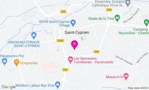Localisation Camille Sere