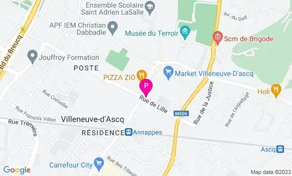 Localisation Carla Wiart