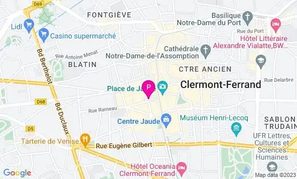 Localisation Cyrielle Lanouziere