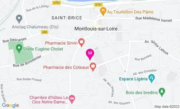 Localisation Lena Thomas