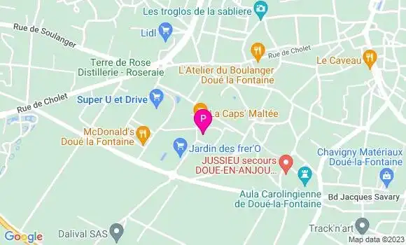 Localisation Charly Hallard