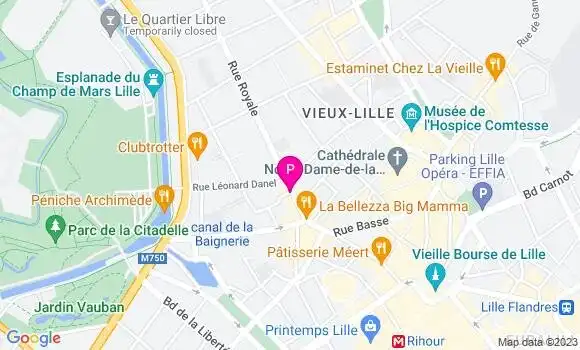 Localisation Manon Lejeune