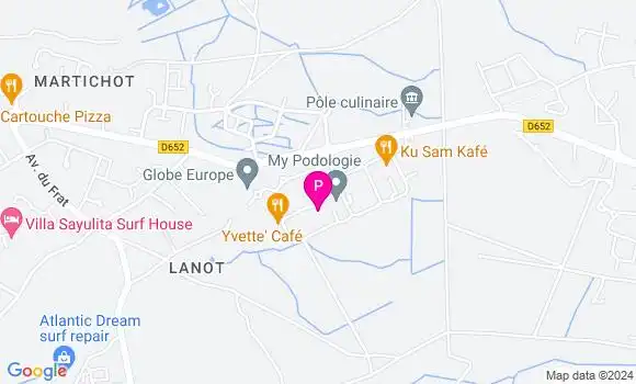 Localisation Laurine Boulard