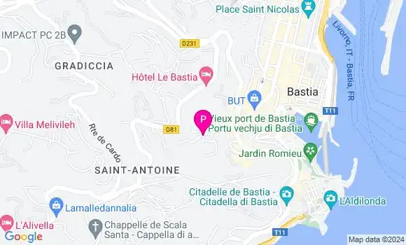 Localisation Damien Pery