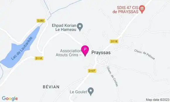 Localisation Laure Couffignal