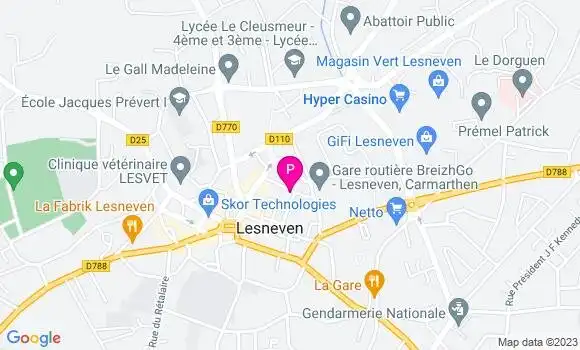 Localisation Caroline Calvez
