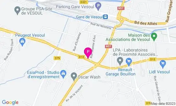 Localisation Wendy Rouhier