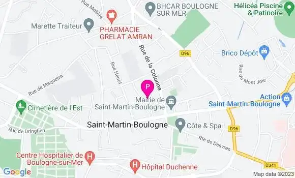 Localisation Samuel Lesage